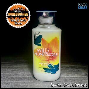 Bath & Body Works Wild Honeysuckle Shea & Vitamin E Body Lotion 8 Fl Oz Tested